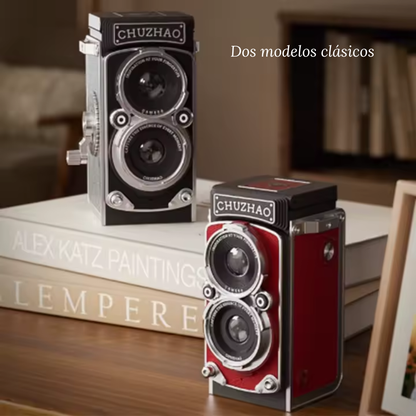 Cámara Dual retro estilo vintage